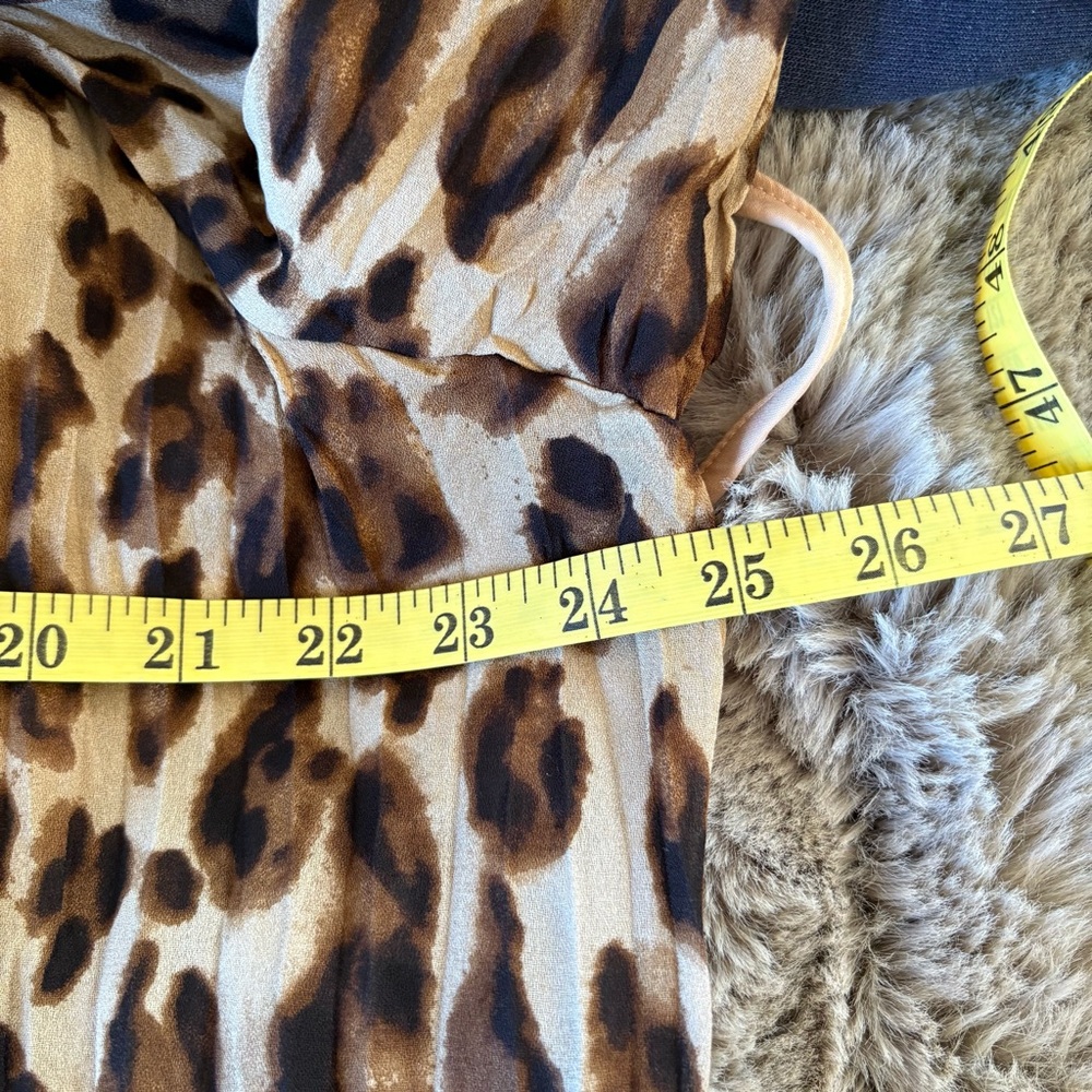 Alison Taylor Animal Leopard‎ Print Blouse Mob Wife Femme Fatal Valentine’s 1X - Picture 8 of 9